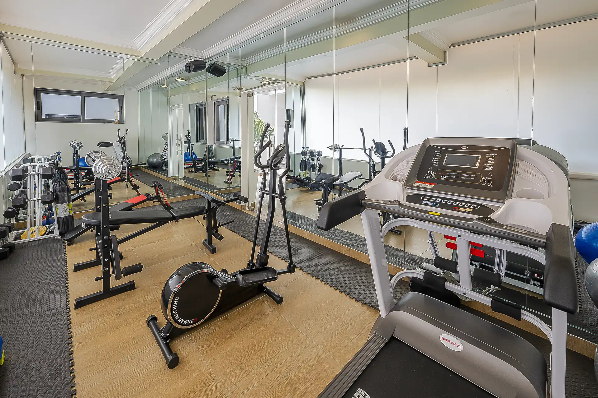 Illustration of Luxury Apartments With Access To Private Gym Facilities